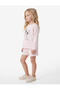 Cotton Elastic Waist Shorts and Long Sleeve T-Shirt 2-Piece Set