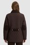 Women's Dark Brown Coat 50326197-Vr084 - 5