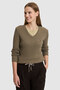 Damen-Khaki-Basic-Pullover 50327575-VR027 - 4