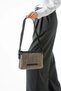 Soft Touch Premium Gummy Fabric, Women's Shoulder Bag - Mink Model: (D&L-14-20F) - 2