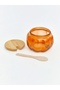 2-Piece Glass Storage Container Set with Wooden Lid and Pumpkin Appearance - 12 X 12 X 8.7 cm - 3