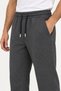 Men's Regenerated Fabric Baggy Smoked Sweatpants with Side Pockets - 2