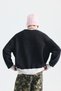 Contrast Collar Oversize Sweatshirt - 6