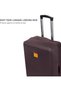 24-Inch Spandex Luggage Cover, Stretch Suitcase Protector with Handle & Wheel Cutouts, Secure Bottom Buckle, Washable Reusable Travel Cover, Dark Maroon - 2