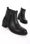 Jimmy Women's Genuine Leather Stitched Detailed Two-Zipper Heeled Boots B4770 - 2