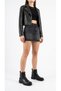 Artı-Artı001/Fl-1012 Genuine Leather Women's Daily Wear Chain-Zipper Black Boots - 6
