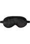 Silk Eye Mask, Smooth Light-Blocking Travel Sleep Mask with Soft Elastic Headband, Cushioned Comfort & Premium Gift Box, Black