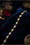 Bracelet with brass gold color zircon stone - 2
