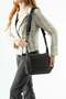 Soft Touch Premium Gummy Fabric, Women's Shoulder Bag - Gray Model: (D&L-14-20D) - 2