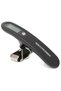 Digital Luggage Scale, 50 kg/110 lb Handheld Travel Weighing Scale with LCD Display, kg/lb Switching, Fabric Strap & Metal Hook, Black