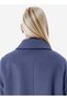 Relax Fit Pocket Detail Blue Coat - 4