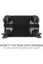 20-Inch Fabric Luggage Cover, Wear-Resistant Suitcase Protector with Handle & Wheel Access, Dust & Splash Protection, Washable Reusable Travel Cover, Black - 5
