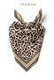 70X70 Leopard Patterned Scarf