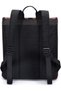 PU Laptop Backpack for 14-Inch Laptop, PU & 600D Polyester Work Backpack with Central Strap & Buckle Closure, Interior Organizer Pockets - 3