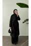 Belted Trench Coat - Black - 2