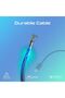 USB-C to USB-C Cable, Premium 60W Power Delivery Fast Charging Cable with 480Mbps Data Sync, 120cm Anti-Tangle Nylon Braided Cord for iPhone 17, Galaxy S25, iPad, Dell, ECOLINE-CC120.NAVY - 5