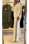 G Detailed Side Striped Elastic Cuffed Top and Bottom Cardigan Modal Tracksuit Set Mazelf - 2