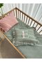 Embroidered Baby Crib-Park Bedding Set 100% Cotton - 4