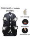 Mountainer 55+10 Liter Gusseted Black Waterproof Multi-Pocket Travel-Mountaineering-Camping Backpack - 4