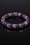 Women's Natural Stone Bracelet Cylinder Model Amethyst Natural Stone Bracelet - 3