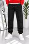 Premium Quality Men's Sweatpants with Elastic Cuffs (No Tulle-Like Material, No Knee-Enhancing Material)