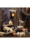Halloween Dog Skeleton Decor, Realistic Plastic Puppy Skeleton Prop with Movable Jaw, 49cm Animal Bone Ornament for Haunted House, Graveyard, Indoor & Outdoor Halloween Yard Party Decorations - 5