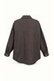Gingham Oversize Shirt Slouchy Pants Coffee Set - 5