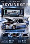 Nissan Skyline Gt-R R34 1:24 Scale Metal Toy Car 22cm Sport Model with Openable Doors, Hood and Trunk