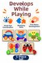 Wooden Educational 3D Puzzle Set of 5 – 5-Piece Educational Wooden Puzzle Toy - 5