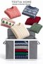 6-Piece Windowed Zippered Sweater and Quilt Storage Set – Gray, 45 × 40 × 30 cm - 4
