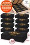 8 Pieces Mega Size under Bed Storage Bag Set 80X40X22 cm |   Quilt Blanket Clothing Storage Organizer Bundle Bridal Dowry Sofa Bed Underlay