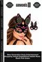New Generation Prom Leisure Shopping Suede Covered Embroidered Rabbit Mask – Black Pink Green