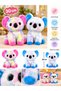 30 cm Plush Koala Toy – Colorful Soft Furry, Cute Koala with Big Eyes – Available in Pink and Blue Colors - 3