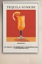6 Piece Summer Cocktails Framed Painting Set Cocktail Posters Bar Kitchen Gallery Wall Six08 - 3