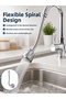 Multifunctional Faucet Extension Apparatus 360 °   Movable Chrome Faucet Head -