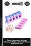 Finger Separator Sponge Manicure Pedicure Apparatus 5 Pieces Gift New Trend