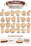 24-Piece Wooden Painting Figures Sea Animals Princess and City Set with Acrylic Paints and Brush Gift Set - 2