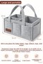 Plainfelt Felt Mother Baby Care Bag, Multi-Purpose Organizer, In-Closet Organizer - 3