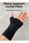 Adjustable Hand Wrist Support Brace with Metal Support and Velcro Wristband - Hand Splint
