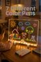 Illuminated Drawing and Painting Board, Neon Lighted Educational Board with 7 Pens as a Gift - 3