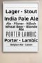 Beer Types Typography Framed Painting Bar Kitchen Poster Wall Decor Kok35 - 2