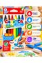 Jumbo Super Washable Felt Tip Crayons 6 Colors - 2