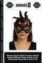 Delux Series Night Product Stylish Detail Different Style Suede Coated Feather Party Mask 24X18 cm
