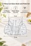 12-Piece Cut Patterned Glass Bowl and Plate Set, 6 Bowls 6 Plates, Transparent - 2
