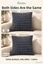 Anthracite Embossed Textured Decorative Throw Pillow Cover, Hidden Zipper, Double-Sided, 1 Piece - 5