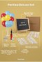 Reading Day Decoration Deluxe Set Dark Gray Felt Writing Board with Stand Balloon Chain 7 Transparent Balloons with Stand I'M Now Reading Set - 2