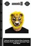 Delux Series School Show Costume Part Masquerade Yellow Maneed Tiger Eva Mask