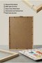 1 Piece Real Wood Framed Colorful Cool Kids Club Themed Wooden Painting - Children's and Baby's Room and Home Decoration Painting - 5