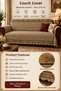 Multi-Purpose Velvet Sofa Cover with Non-Slip Sponge 165X215 cm Modern Bohemian Sofa Bed Shawl Picnic Tablecloth - 5
