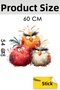 Cute & Funny Birds Adhesive Foil Sticker for Kitchen Countertop and Stove Back (60 X 54 cm) - Model 3 - 5
